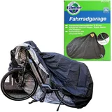 Diedrich Filmer GmbH Fahrradschutzhülle Premium Fahrradgarage Abdeckplane Bike Haube (Set), Fahrrad Schutz-Hülle Wasserdicht Wetterfest auch für E-Bike EBike schwarz