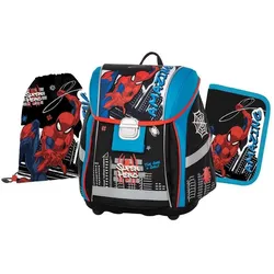 oxybag Schultaschenset PREMIUM LIGHT Spiderman 3-teilig