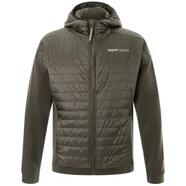 super.natural Warm Up Aloof Jacke braun/grün M