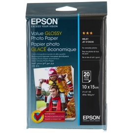 Epson C13S400037 Fotopapier, 20 Blatt, 10 x 15 cm