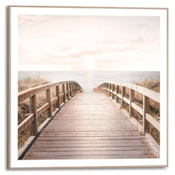 Reinders Wandbild 50 x cm Sunny Bridge Holz Beige