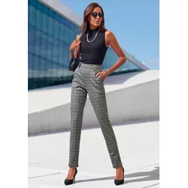 LASCANA Jogger Pants grau kariert 48/50