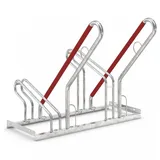 Wsm Fahrradständer 2502 XBF, zur Bodenmontage, Einstellparker, Breite 100cm, für 2 Fahrräder