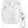 kate spade new york AirPods Schutzhülle mit Schlüsselanhänger – Hollyhock Cream, kompatibel mit AirPods 2. / 1. Generation