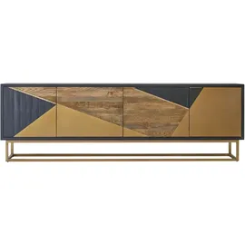 Tikamoon Buffet aus Eiche 240 cm Oscar von Tikamoon mit Messingfüßen