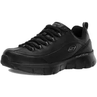 Skechers Synergy 3.0 Damen Sneaker Schwarz Memory Foam Leder Synthetik 13260/BBK
