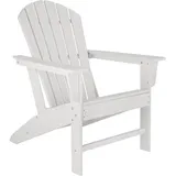 Tectake tectake® Gartenstuhl, Weiß, Kunststoff, 79x97x83 cm, Gartenmöbel, Gartenstühle, Gartenstühle