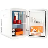 VEVOR 20 L / 22 Dosen Mini Kühlschrank, 2 in 1 Kleiner Kühlschrank Kühl- und Heizfunktion, Getränkekühlschrank mit Bedienfeld 12 V DC / 220 V AC für Büros und Schlafsäle, Getränke, Kosmetik, Weiß