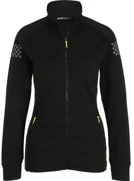 CLN ATHLETICS Damen Pullover Sweatjacke Input, black, S