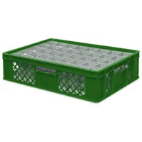 BRB-Lagertechnik BRB Gläserkiste 600x400 mm für 40 Gläser bis