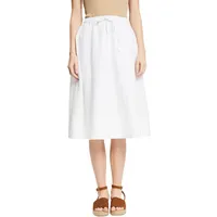 ESPRIT Damen 042EE1D315 Rock, 100/WHITE, 36 - 36W
