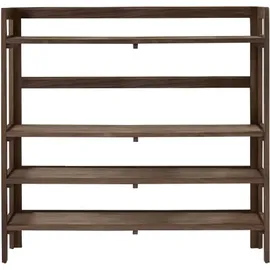 Tikamoon Kinderbücherregal Esmée 110 x 105 cm Walnuss geölt braun