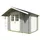 Nordic Holz Gartenhaus Vilano 1 3,53 x 2,40 m Grau