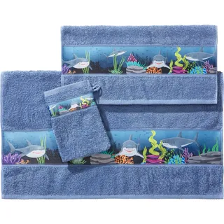 Erwin Müller Frottier-Set 3-teilig in blau | Gr.: onesize