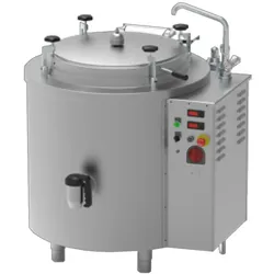 EURAST - Zylindrischer kesssel elektrisch 300 liter autoclave wärme und mischer - 1320x1200x950 mm - 36400 W 400/3V - 18EA5300