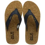 Jack Wolfskin Ecostride 2 Slipper M Sandale, Blue/Cork, 40.5 EU