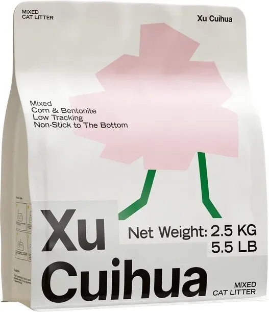 XUCUIHUA Mineral- und Pflanzen-Mischung Katzenstreu 2.5kg