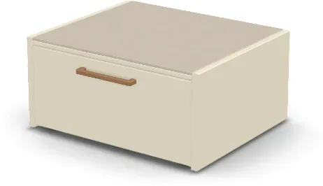 Brabura CT 80 Kamado Modul - Pietra Di Osso / Perle Blanche / Holzgriff
