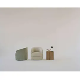 NEW WORKS Mass Beistelltisch, Nussbaumholz