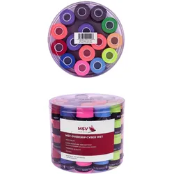 MSV Overgrip Cyber Wet 0.6mm (Schweissabsorption/Haltbarkeit) sortiert 60er Box