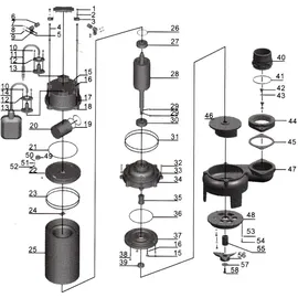 Wiltec Schmutzwasserpumpe Häcksler 31200 L/h 2200 W Förderhöhe bis 10 m