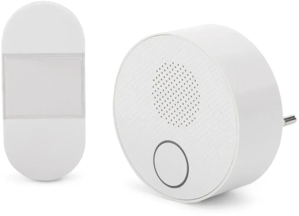 Entac Türklingel AC Plug-in mit Kinetic Switch IP44 Sender