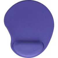 InLine Maus-Pad, mit Gel Handballenauflage, 230x205x20mm, blau