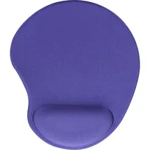 InLine Maus-Pad, mit Gel Handballenauflage, 230x205x20mm, blau