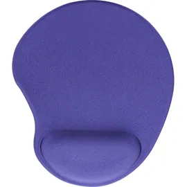 InLine Maus-Pad, mit Gel Handballenauflage, 230x205x20mm, blau