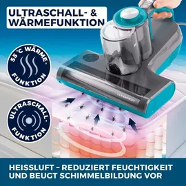 Clean Maxx CLEANmaxx Milbensauger Milben Staubsauger Matratzen Reiniger UV-Licht 15 kPa