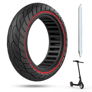 OUXI 10x2.125 Zoll Ersatzreifen Solid Reifen Mit 1 Montagewerkzeug Für Elektro-Scooter Vollgummi Tyre Reifen, 10x2.125 Zoll Ersatzräder,Vollgummi Tyre Reifen,Hochelastischer Elektro Scooter Reifen