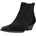Veloursleder Damen schwarz 40 5