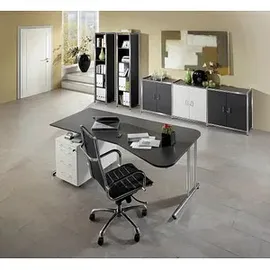 Kerkmann Artline Aktenregal 80,0 x 38,0 x 220,0 cm anthrazit
