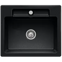 Villeroy & Boch Siluet 60 S flat chromit + Handbetätigung + Lochbohrungen 1 + 2