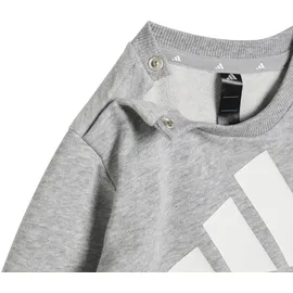 adidas Unisex Baby ESSENTIALS BIG LOGOJOGGER, medium grey heather/white, 12-18 Months