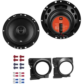 EHO JBL Stage1 61F Lautsprecher mit Einbauset passend für VW Volkswagen Polo (6N2) 1999-2001 Türen vorne 400 W 165mm 2 Wege Koax