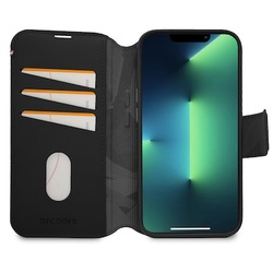 Decoded Leather Detachable Wallet iPhone 14 Pro Black