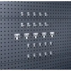 Bott Werkzeughaltersortiment 25-tlg.Sortiment verz. 15 Haken 10 Klemmen