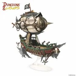 Dungeons & Lasers - Monster Miniaturen (Unbemalt) - Flying Pirates Airship 260x280mm