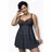 Ulla Popken Badekleid Damen Schwarz 56