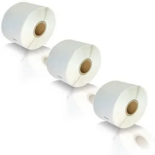 3x Print-Klex Etiketten-Rollen kompatibel für Dymo 11354 Labelwriter 450 Twin Turbo Labelwriter DUO Labelwriter SE 450 Labelwriter Twin Turbo 11354 S0722540 57mm x 32mm 57 mm x 32 mm 1000 Label Offic