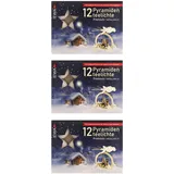 Ebersbacher Kerzenfabrik GmbH Pyramidenteelichter 12 St. weiß