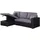 Habitat et Jardin Ecksofa alain Grau - Schwarz