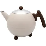Bredemeijer Teekanne Bella Ronde 1,2l beige braun 101016