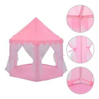 vidaXL Prinzessin-Spielzelt Rosa