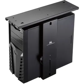 Maclean Brackets Maclean MC-885 B Universal Computerhalterung für Schreibtisch Halterung PC Computer Halter Untertisch PC-Halter bis 10kg Ausziehbar Schwenkbar 360°