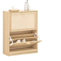 SoBuy Schuhkipper 60 x 80 x 24 cm beige / beige