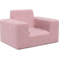 Kindersofa Rosa Weich Plüsch