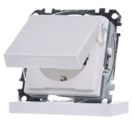 Merten Schuko-Steckdose Unterputz polarweiß glänzend 1 St.