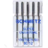 SCHMETZ Super Universal-Nadeln Antihaftbeschichtung 5er Packung Stärke 80